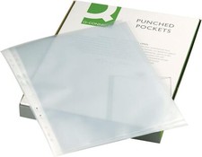Clear punched pockets for sale  UK