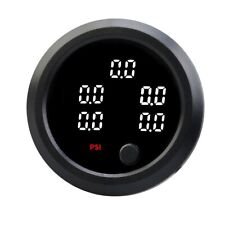 Medidor de pressão de suspensão a ar 52mm barra PSI medidor de passeio a ar sensores 5X 1/8NPT comprar usado  Enviando para Brazil