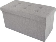 Tufted footrest linen for sale  Katy