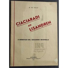 Używany, Ciaciaradi an Lisandren - G. De Volo - 1954 na sprzedaż  Wysyłka do Poland