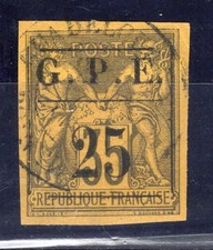 Guadeloupe 1884 oblitéré d'occasion  Saint-Trivier-de-Courtes