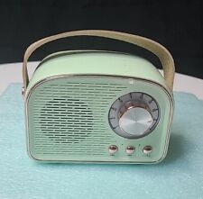 Usado, Mini alto-falante Bluetooth retrô portátil sem fio estéreo baixo rádio USB/TF/AUX/FM comprar usado  Enviando para Brazil