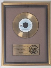 Riaa gold record for sale  LONDON