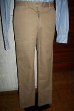 Pantalon coton beige d'occasion  France