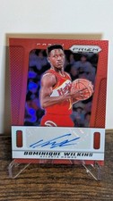 2024-25 Panini Prizm DECA Dominique Wilkins Red Prizm Signatures Auto Hawks / 99 na sprzedaż  Wysyłka do Poland