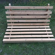 Ikea wooden futon for sale  CROYDON
