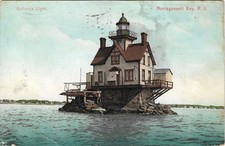 Rhode Island RI BULLOCKS LIGHT 1908 BANDEIRA CANCELAR 1 para MISS HAPPY HALE Nova Jersey comprar usado  Enviando para Brazil