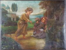 Antique painting animated d'occasion  Expédié en Belgium