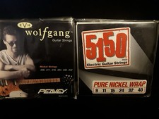 Usado, Edward Van Halen Ernie Ball 5150 EVH cordas de guitarra elétrica década de 1990 dois conjuntos novos comprar usado  Enviando para Brazil