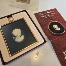 Lady cameo miniature for sale  COALVILLE