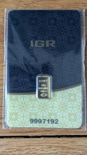0.5g gold bar for sale  SIDMOUTH