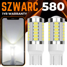Lâmpadas reversas T20 580 LED DRL luz lateral branca SMD Canbus sem erro W21/5w 7443 comprar usado  Enviando para Brazil
