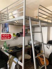 Ikea letto metallo usato  Montefiore dell'Aso