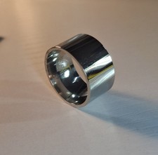 Thick band silver for sale  LEVEN