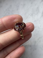 Granat ring 585 gebraucht kaufen  Berlin