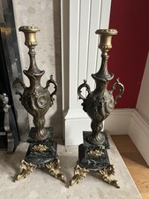 Pair antique brass for sale  STRATFORD-UPON-AVON