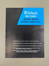Mcintosh 2505 amplificatore usato Mcintosh 2505 amplificatore usato  Spedire a Italy