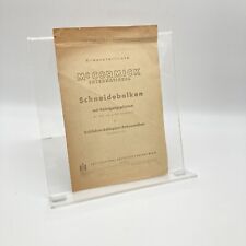 Ihc cormick schneidebalken gebraucht kaufen  Emden