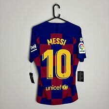 Camisa de futebol Barcelona 2019/20 autêntica Home MESSI #10 (M) + adesivos nova com etiquetas comprar usado  Enviando para Brazil