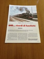Ricordi fuochista locomotiva usato  Romallo