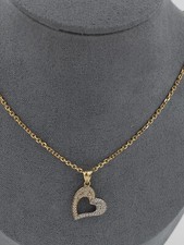 Bicolor kette herzanhänger gebraucht kaufen  Höxter