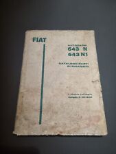 Fiat 643 catalogo usato  Vigonovo