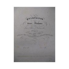Mendelssohn bartholdy quintett d'occasion Mendelssohn bartholdy quintett d'occasion  Blois