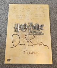 ASSINADO DAVID BRADLEY HARRY POTTER DVD LIVRETO LEILÃO DE CARIDADE ARGUS FILCH comprar usado  Enviando para Brazil