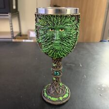 CÁLICE HOMEM VERDE Aço Inoxidável Interior com Resina Exterior Caneca de Vidro de Vinho comprar usado  Enviando para Brazil