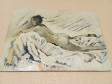 Dipinti olio masonite usato  Viu