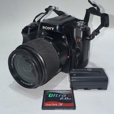 Câmera DSLR Sony Alpha A100 10.2MP - Preta com Bateria de Lente 18-70mm 2GB Testada comprar usado Câmera DSLR Sony Alpha A100 10.2MP - Preta com Bateria de Lente 18-70mm 2GB Testada comprar usado  Enviando para Brazil