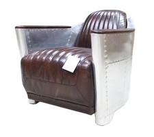 Fauteuil design cuir d'occasion  Paris I