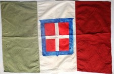 Antica bandiera italiana usato  Este