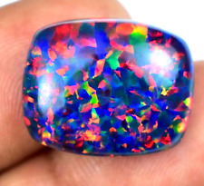 12.40 CT Natural Ethiopian Black Fire Opal Certified Very Rare Precious Gemstone comprar usado  Enviando para Brazil
