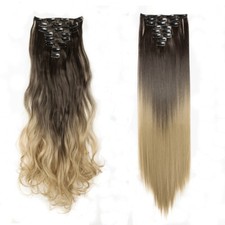 Grampo grosso real dos EUA 100% em extensões de cabelo para cabeça humana peça de cabelo natural comprar usado  Enviando para Brazil