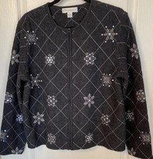 Wool cardigan size for sale  LEIGH
