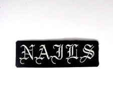 Unhas Patch Ferro Costurar Qualidade Rara Bordado Hardcore Converge Grindcore comprar usado  Enviando para Brazil