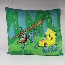 Usado, Travesseiro vintage dupla face Disney A Bugs Life Throw desenho animado Pixar comprar usado  Enviando para Brazil