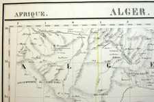 Centro Sur De Argelia Vandermaelen 1827 Mapa Estampa Geográfico Antiguo comprar usado  Enviando para Brazil