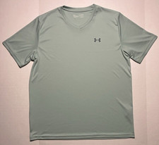 Usado, Camiseta Under Armour HeatGear velocidade gola V manga curta verde opala masculina tamanho XL comprar usado  Enviando para Brazil