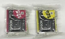 2 cartuchos de tinta GENUÍNOS EPSON 125 CORES - Magenta e amarelo comprar usado  Enviando para Brazil