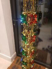 Vintage multicoloured snowflak for sale  READING