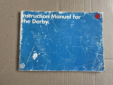 1980 derby instruction for sale  SOUTHAMPTON