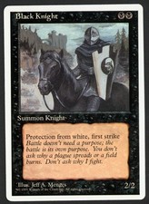 Usado, ***Black Knight*** MTG Alternate 4ª Edição Magic Kid Icarus comprar usado  Enviando para Brazil