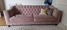 Pink sofa for sale  MORDEN