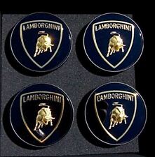 Fábrica Lamborghini Wheel Center Caps Gold Set 4 Novo Original Genuíno OEM Bull comprar usado  Enviando para Brazil