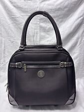 Usado, Ralph Lauren Chaps Brown Rolling Briefcase / Bagagem de mão / Bagagem de pernoite marrom comprar usado  Enviando para Brazil
