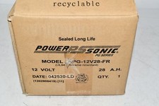 NOVA bateria de chumbo-ácido selada Power-Sonic PG-12V28FR, 12V 28Ah, usado comprar usado  Enviando para Brazil