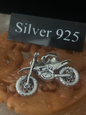 Silver motorbike pendant for sale  BRIGHTON