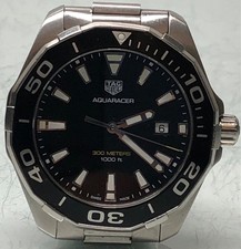 Tag Heuer Aquaracer relógio masculino quartzo 43 mm aço WAY101A comprar usado Tag Heuer Aquaracer relógio masculino quartzo 43 mm aço WAY101A comprar usado  Enviando para Brazil